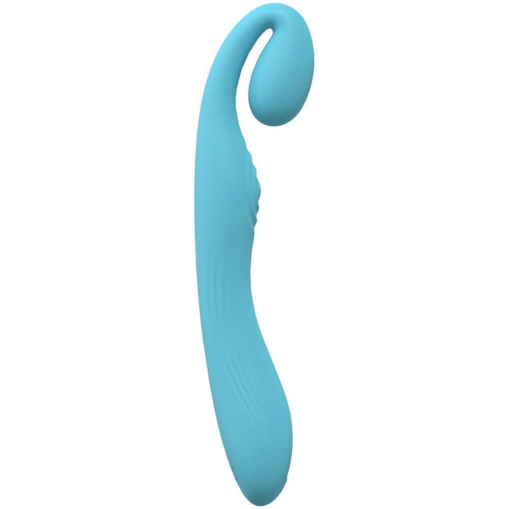 LOVELINE Obsession - Blue - Blue 18.4 cm USB Rechargeable Vibrator - Silk and Sin