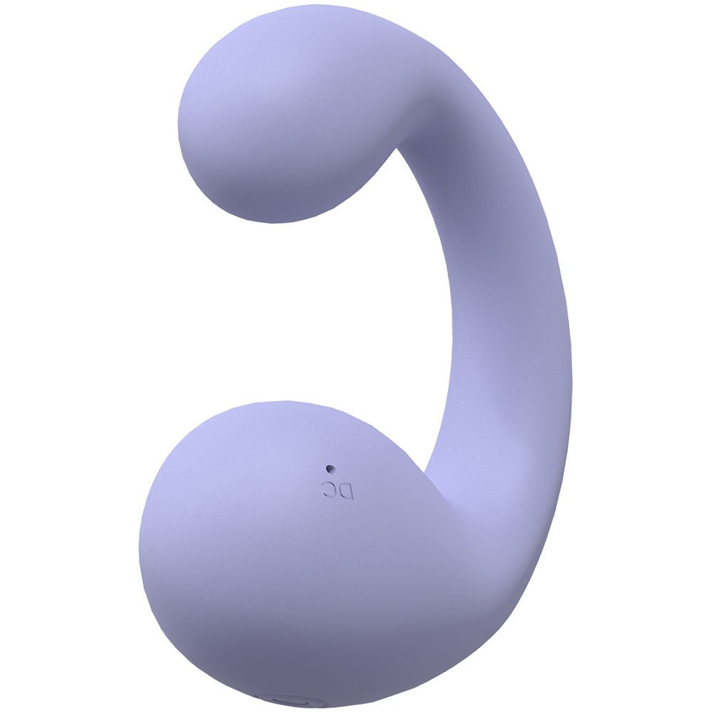 LOVELINE Playful - Lavender - Lavender 8.5 cm Dual Vibrator - Silk and Sin
