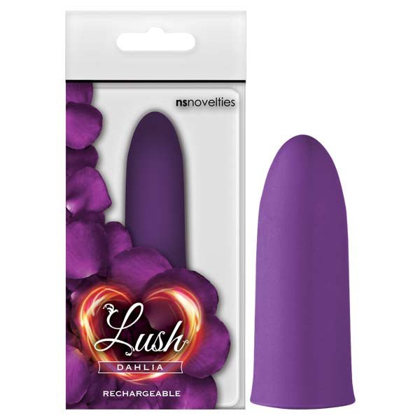 Lush Dahlia - Purple 6.1 cm (2.4'') USB Rechargeable Bullet - Silk and Sin