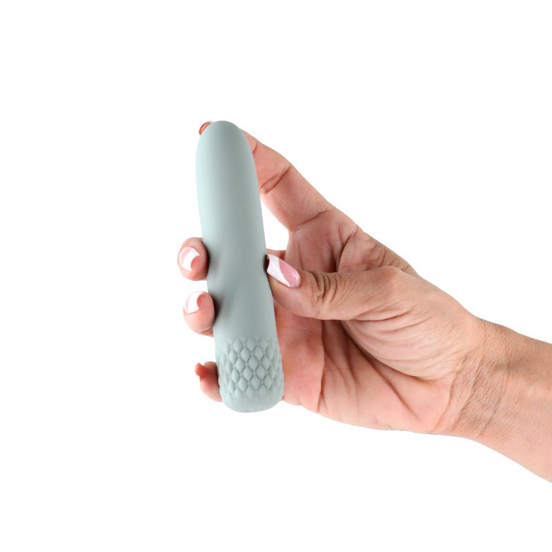 Lust-n-Dreams - Mambo - Sage - Green 12.2 cm USB Rechargeable Bullet - Silk and Sin