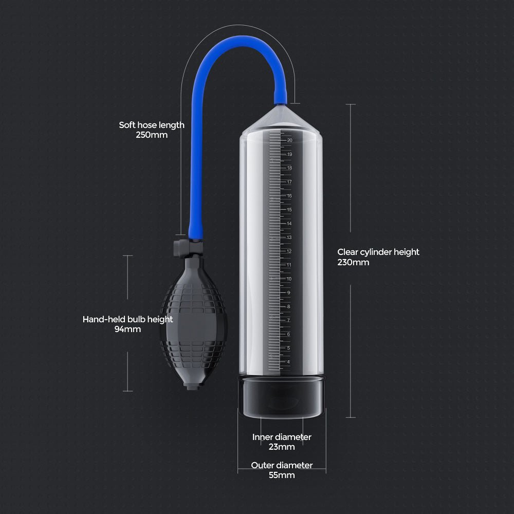 LuvPump AeroUp Beginners Penis Pump - Clear Penis Pump - silkandsin