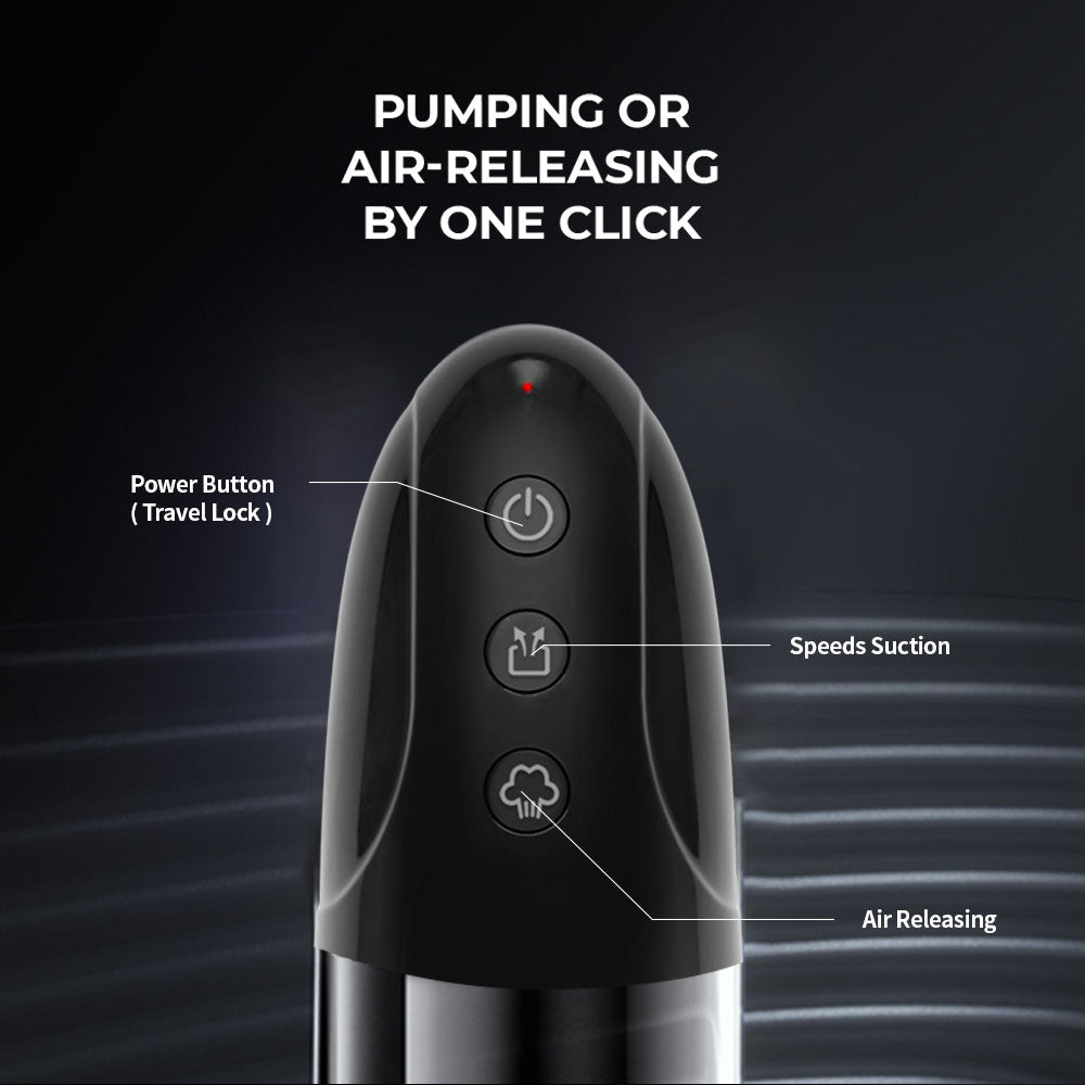 LuvPump Automatic Penis Pump - Clear USB Rechargeable Automatic Penis Pump - silkandsin