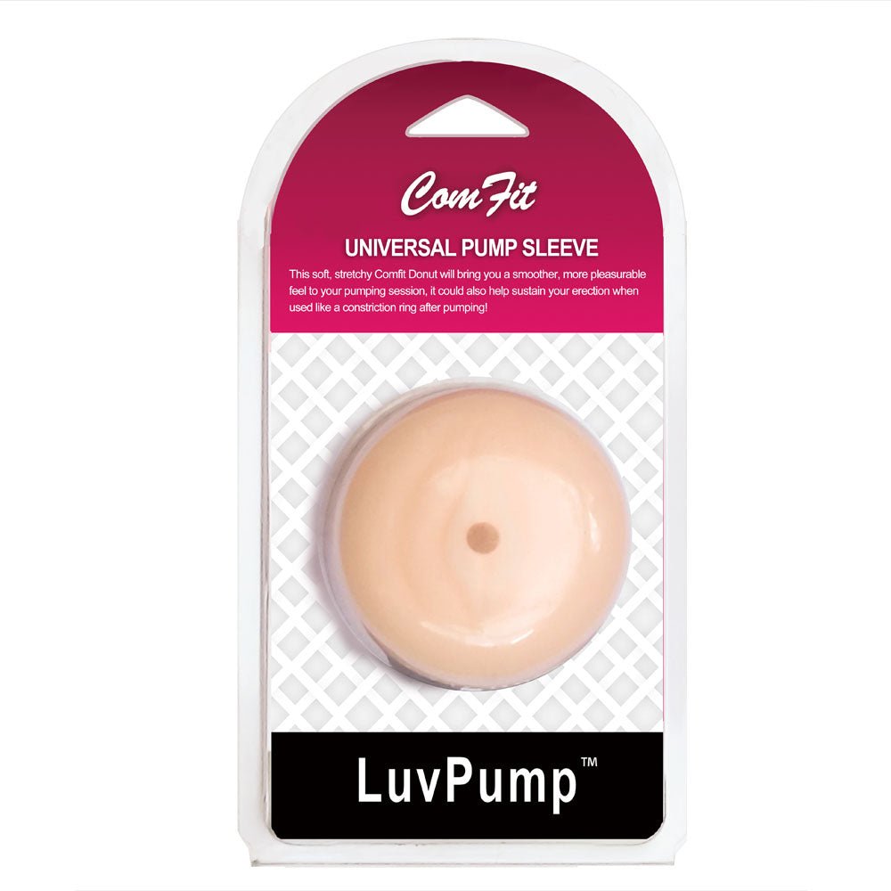 LuvPump ComFit Universal Pump Sleeve - Flesh - Flesh Vagina Universal Penis Pump Sleeve - Silk and Sin