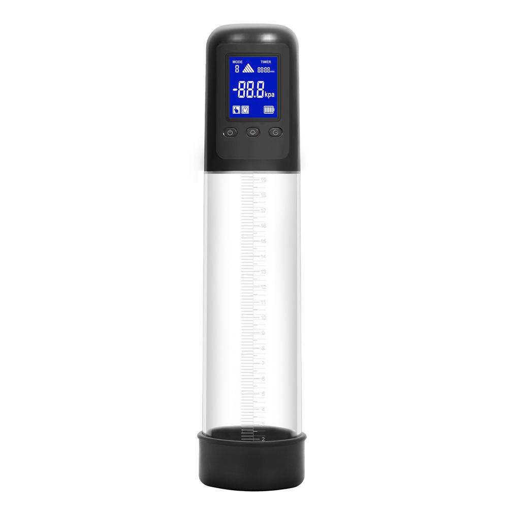 LuvPump Smart Penis Pump - Clear USB Rechargeable Automatic Penis Pump - silkandsin