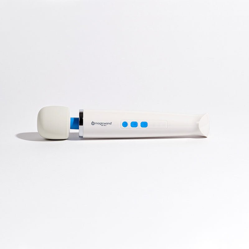 Magic Wand Mini - White Rechargeable Massage Wand - Silk and Sin