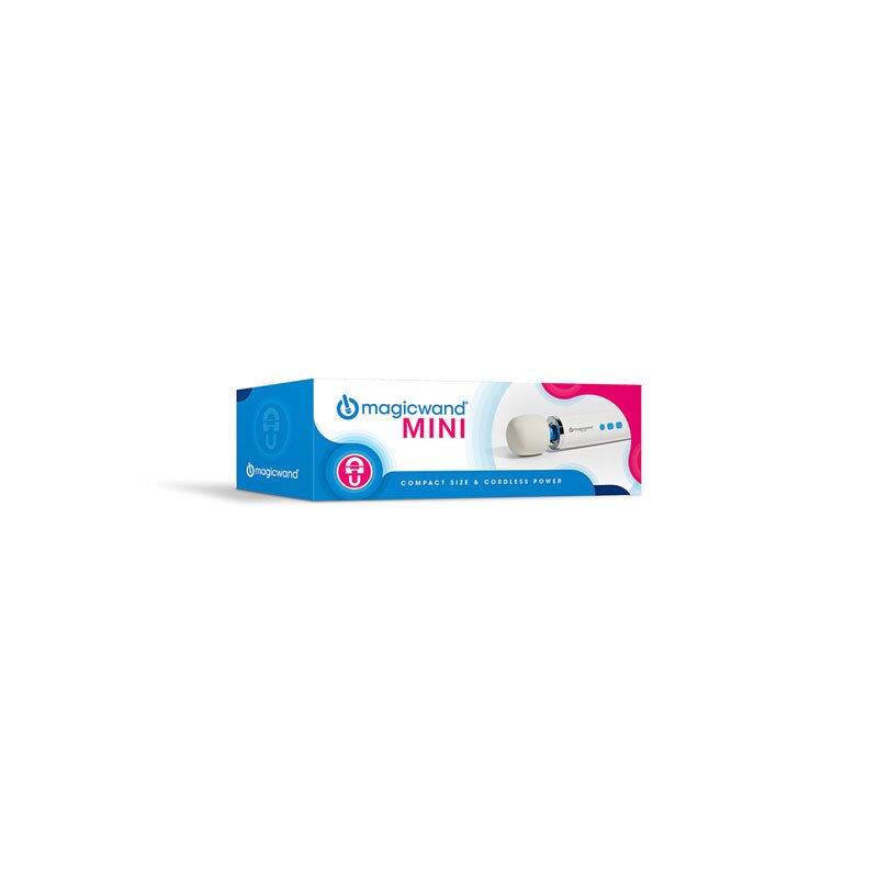 Magic Wand Mini - White Rechargeable Massage Wand - Silk and Sin