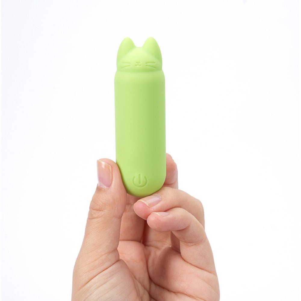 Maia ALLIE - Green 7.6 cm USB Rechargeable Vibrating Bullet - Silk and Sin