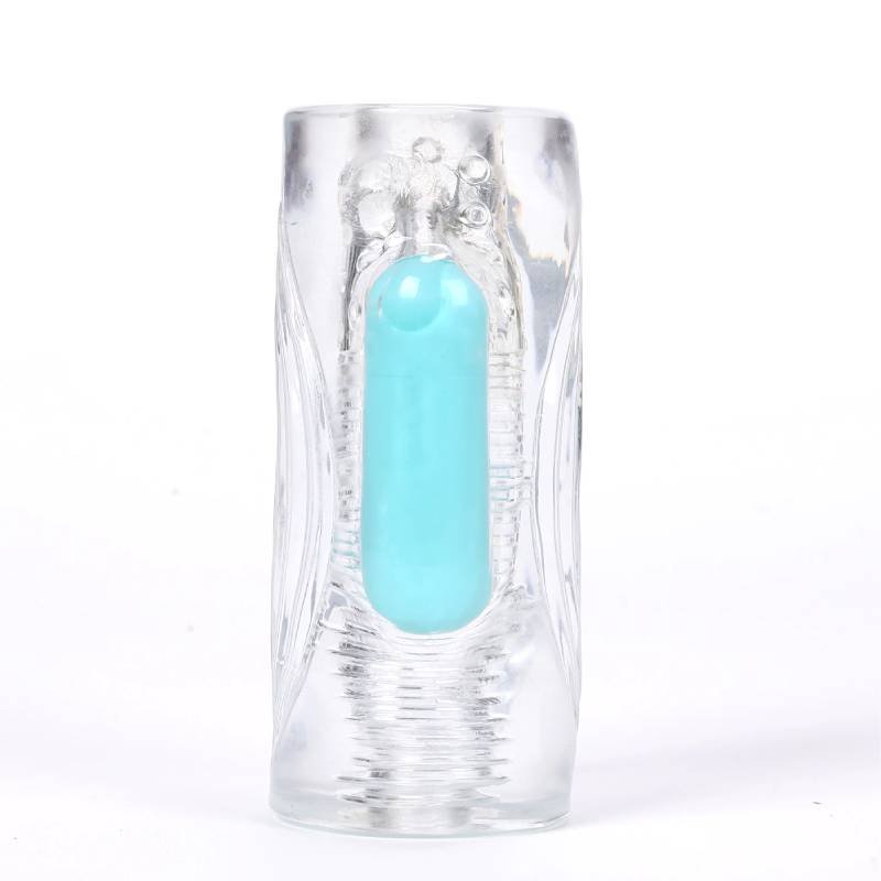 Maia Aster - Clear Vibrating Stroker Sleeve - Silk and Sin