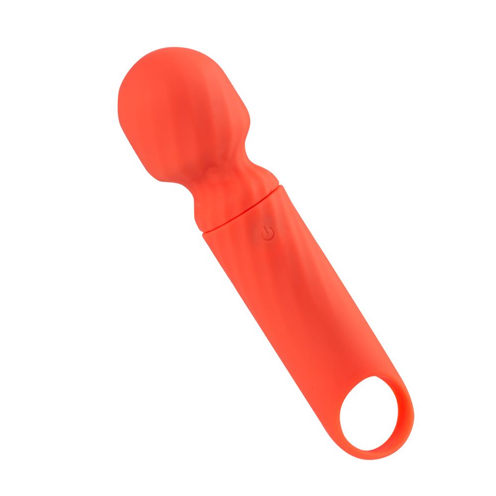 Maia DOLLY - Orange - Orange 12.7 cm USB Rechargeable Massage Wand - Silk and Sin