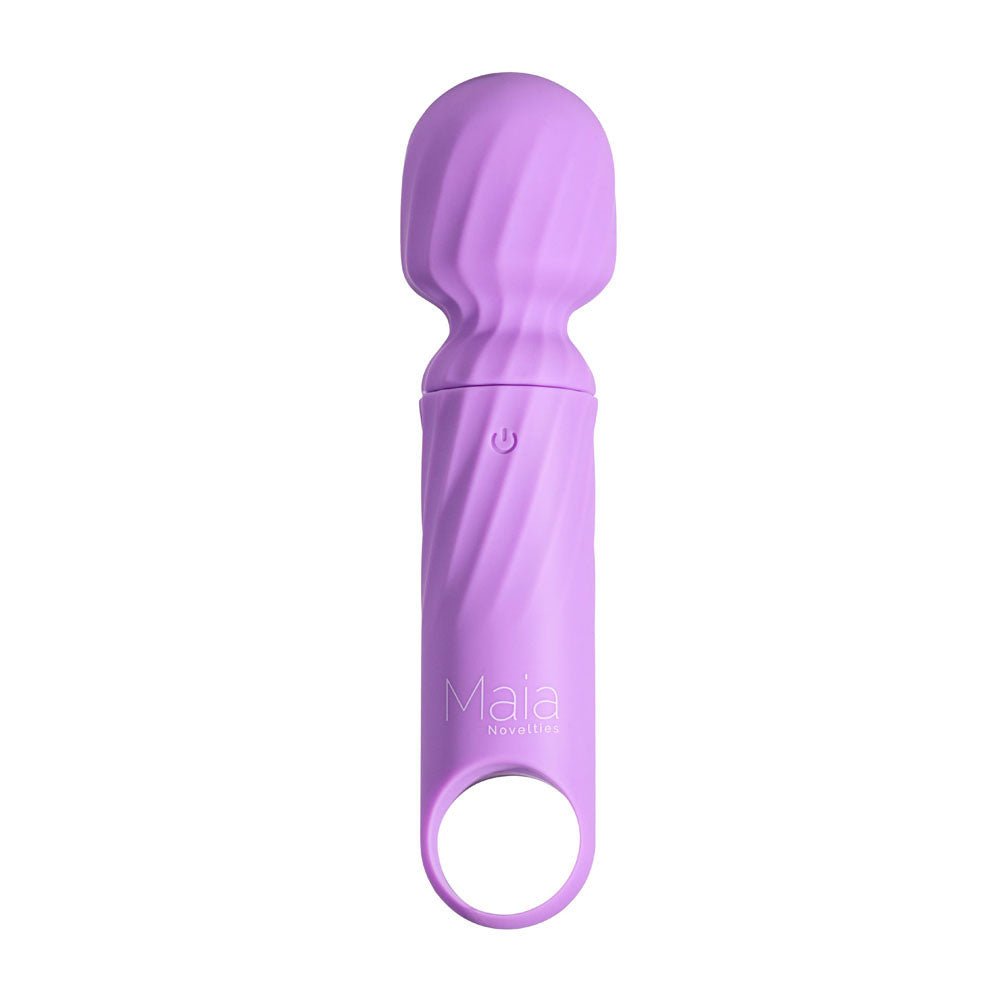 Maia DOLLY - Purple - Purple 12.7 cm USB Rechargeable Massage Wand - Silk and Sin