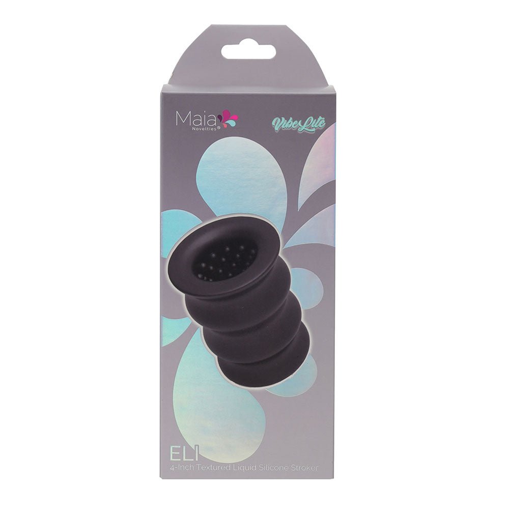 Maia ELI - Black 10 cm Stroker Sleeve - Silk and Sin
