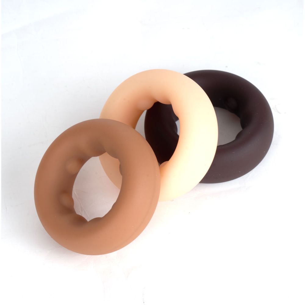 Maia GUNNER - Chocolate - Dark Brown Cock Ring - Silk and Sin