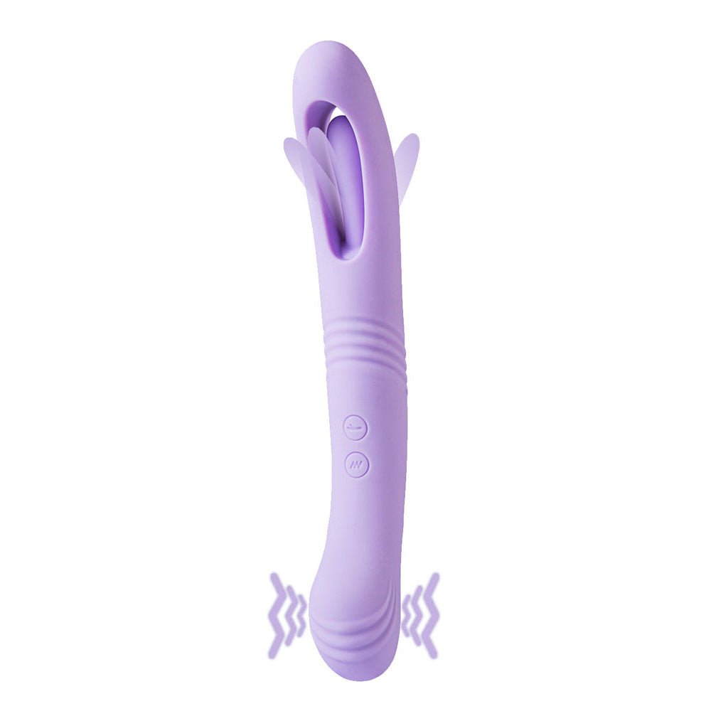 Maia HARPER - Purple 24.1 cm USB Rechargeable Vibrator - Silk and Sin