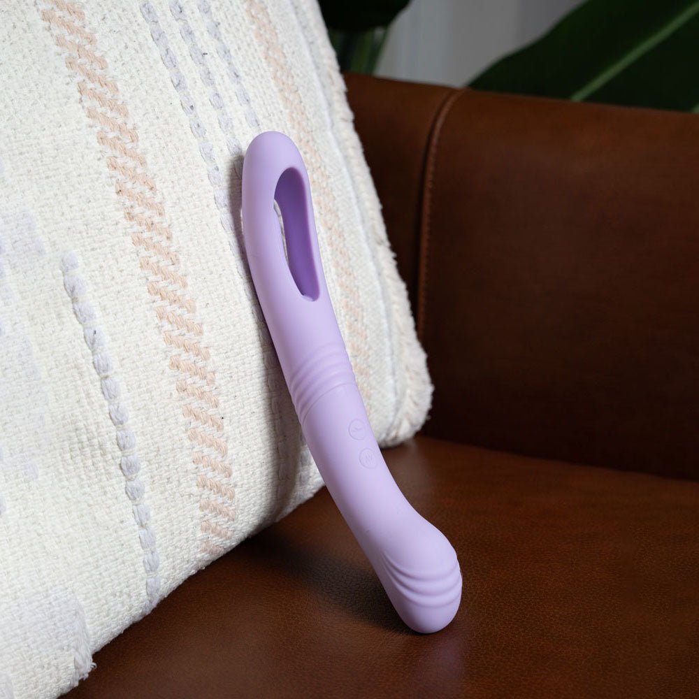 Maia HARPER - Purple 24.1 cm USB Rechargeable Vibrator - Silk and Sin