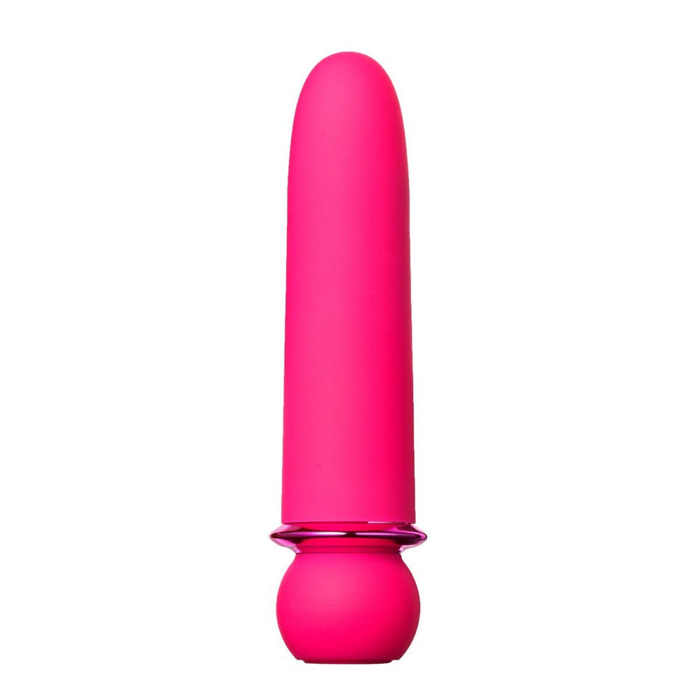 Maia JAGUAR - Pink - Pink 10.1 cm USB Rechargeable Bullet - Silk and Sin