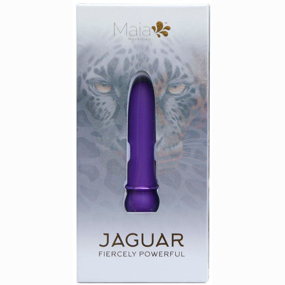 Maia JAGUAR - Purple - Purple 10.1 cm USB Rechargeable Bullet - Silk and Sin
