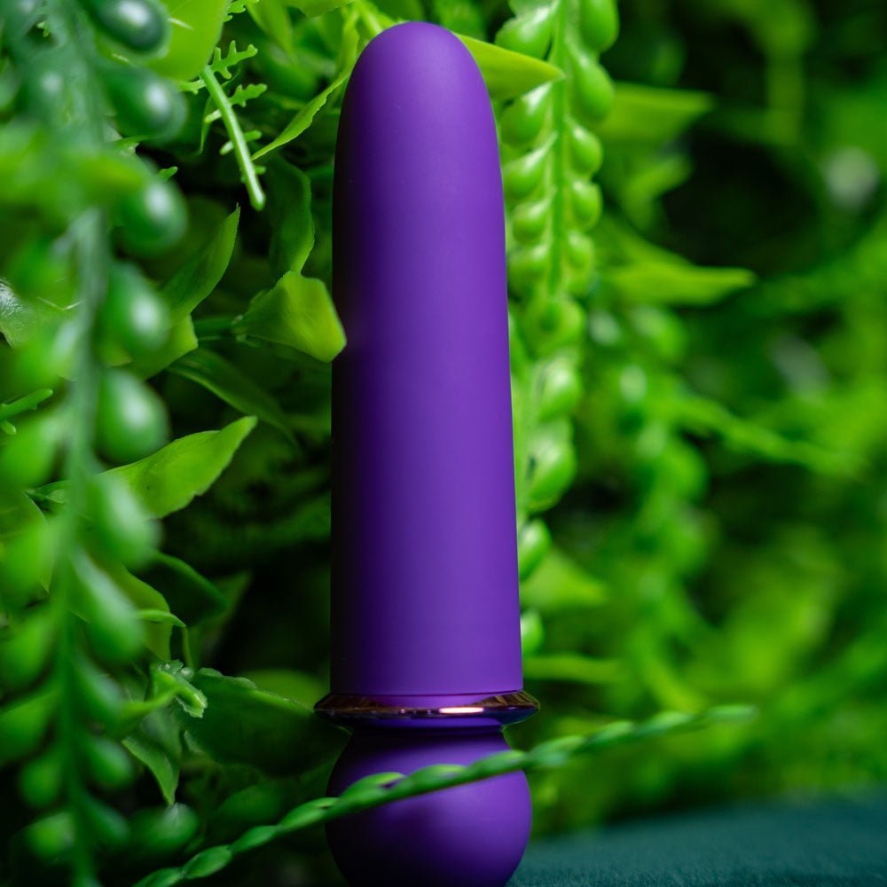 Maia JAGUAR - Purple - Purple 10.1 cm USB Rechargeable Bullet - Silk and Sin