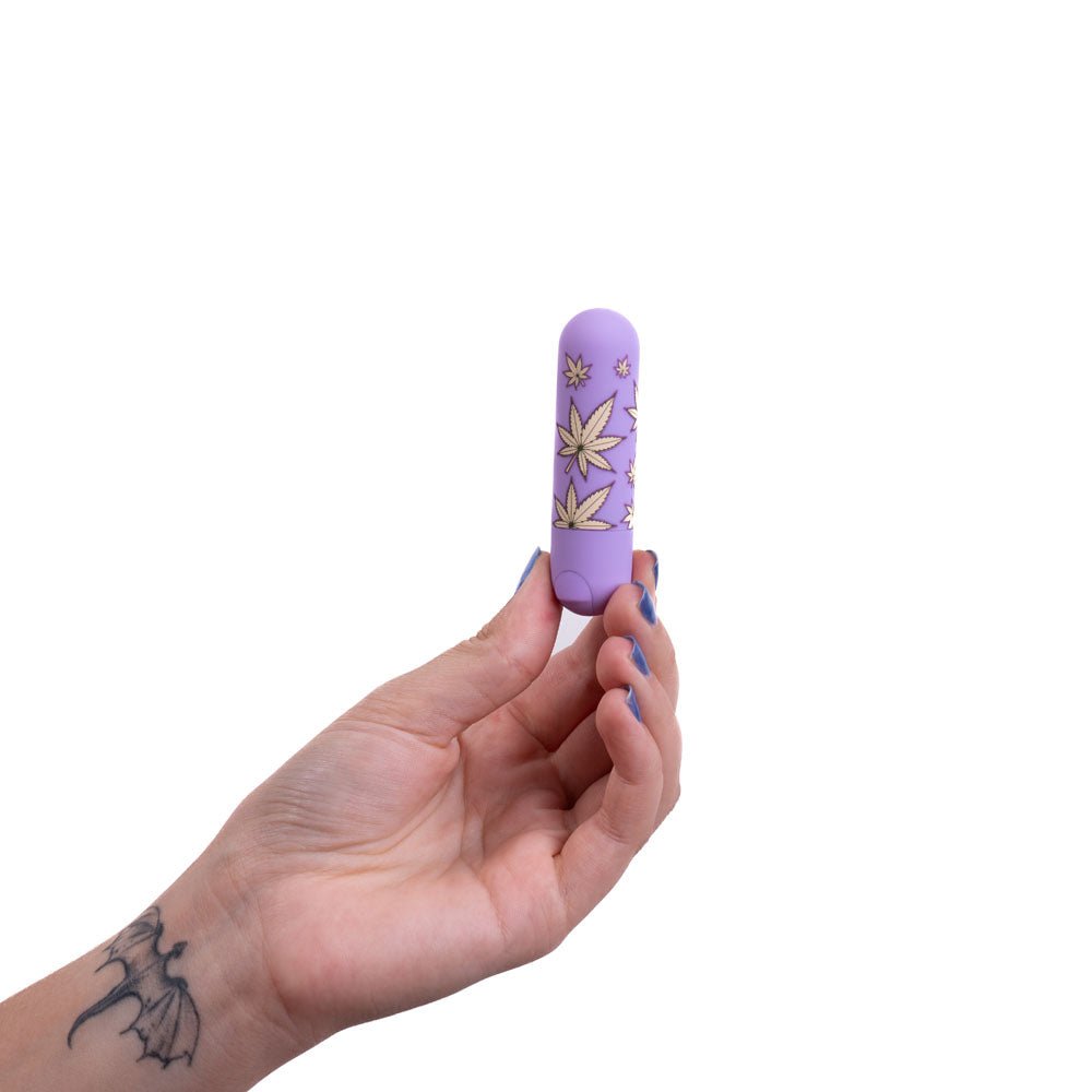 Maia Jessi 420 - Violet 7.6 cm USB Rechargeable Bullet - Silk and Sin