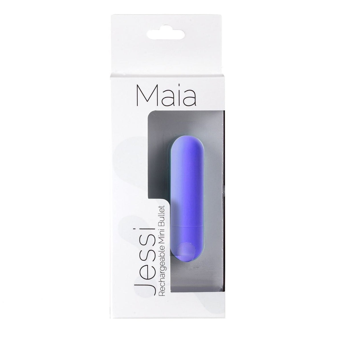 Maia Jessi - Purple 7.6 cm USB Rechargeable Bullet - Silk and Sin