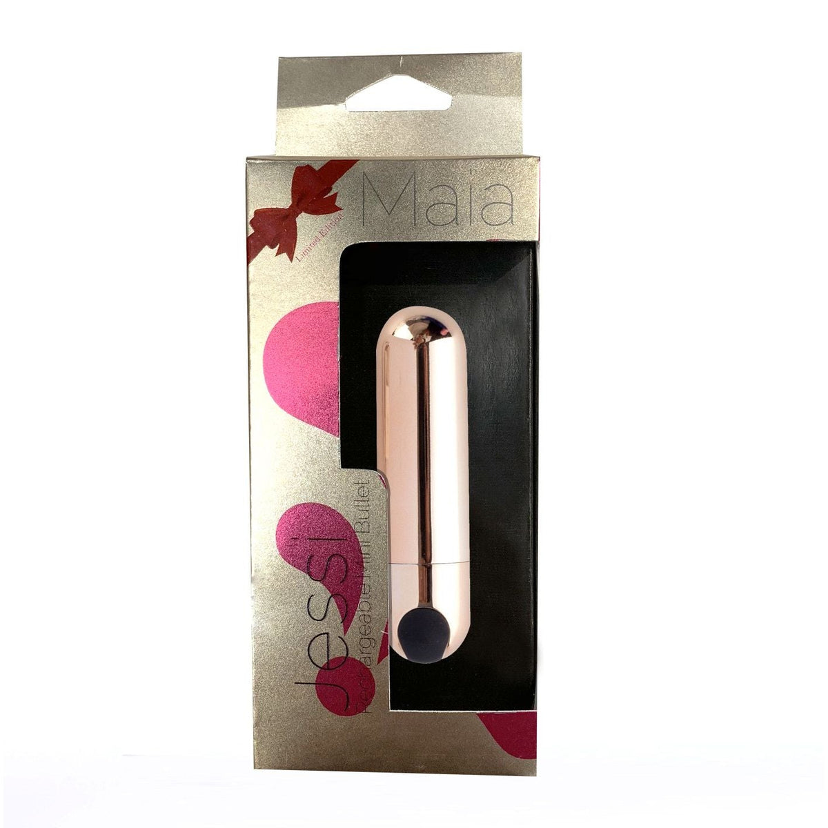 Maia Jessi - Rose Gold 7.6 cm USB Rechargeable Bullet - Silk and Sin