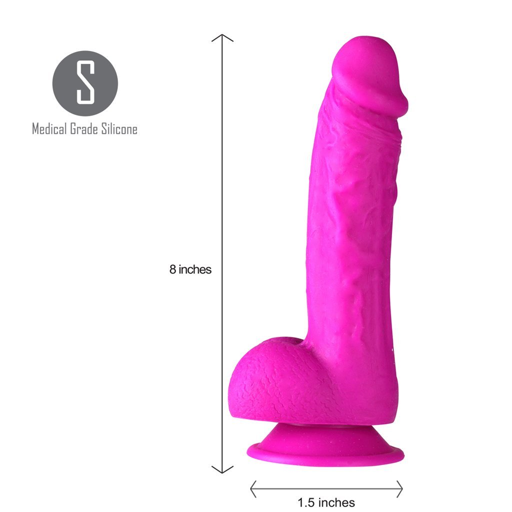 Maia Josi - Purple 20.3 cm Dong - Silk and Sin