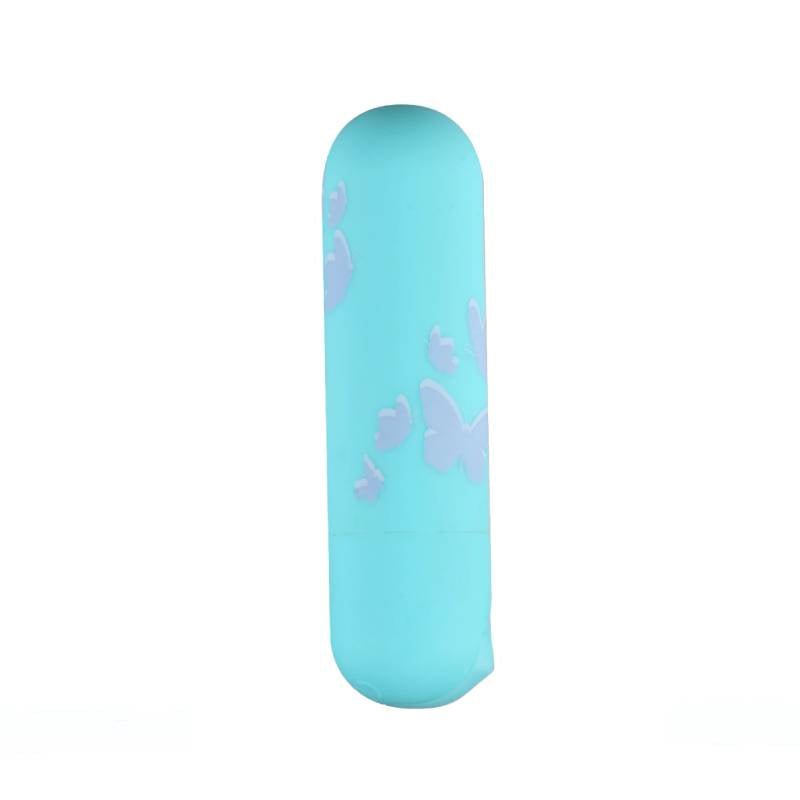 Maia Julia - Teal 7.6 cm USB Rechargeable Bullet - Silk and Sin