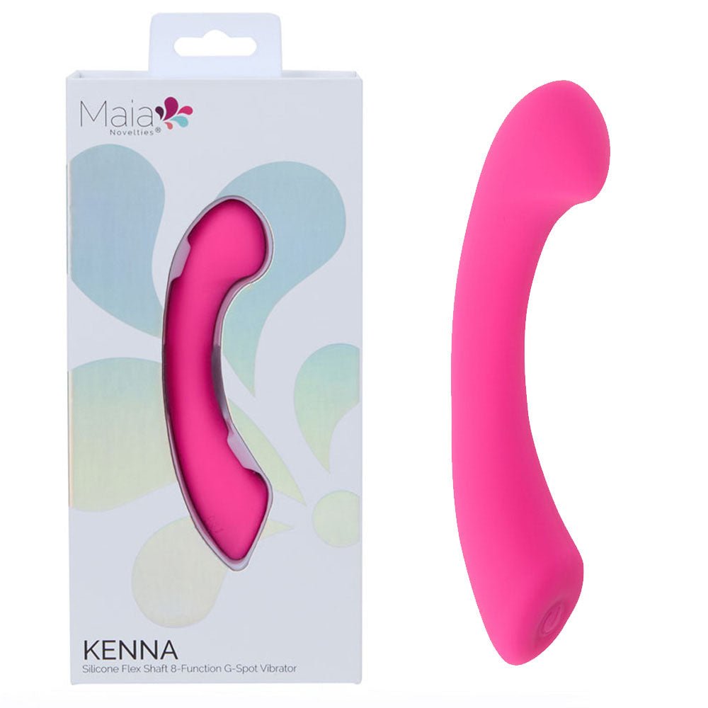 Maia KENNA - Pink - Pink 12.7 cm USB Rechargeable Vibrator - Silk and Sin