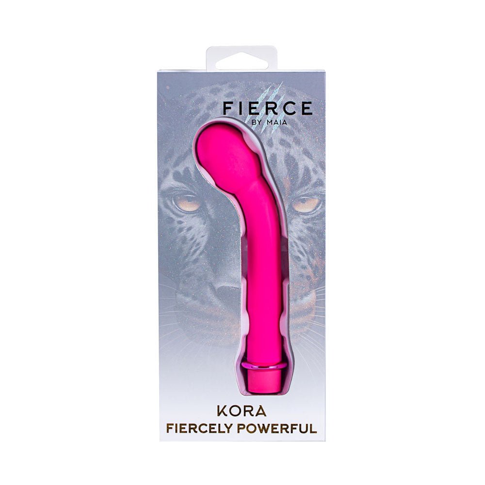 Maia KORA - Pink 17.8 cm USB Rechargeable G-Spot Vibrator - Silk and Sin