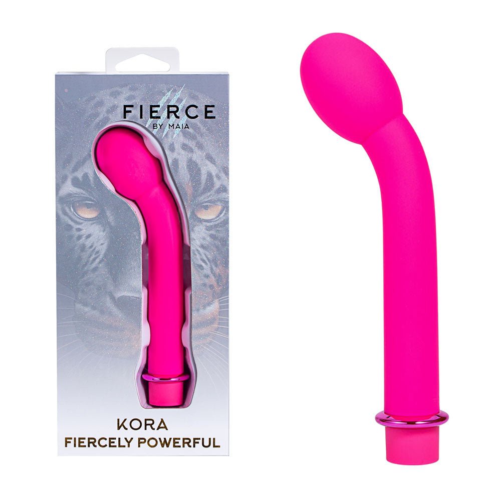 Maia KORA - Pink 17.8 cm USB Rechargeable G-Spot Vibrator - Silk and Sin