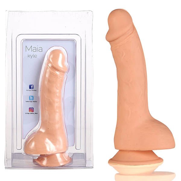 Maia Kyle - Flesh 20.3 cm Dong - Silk and Sin