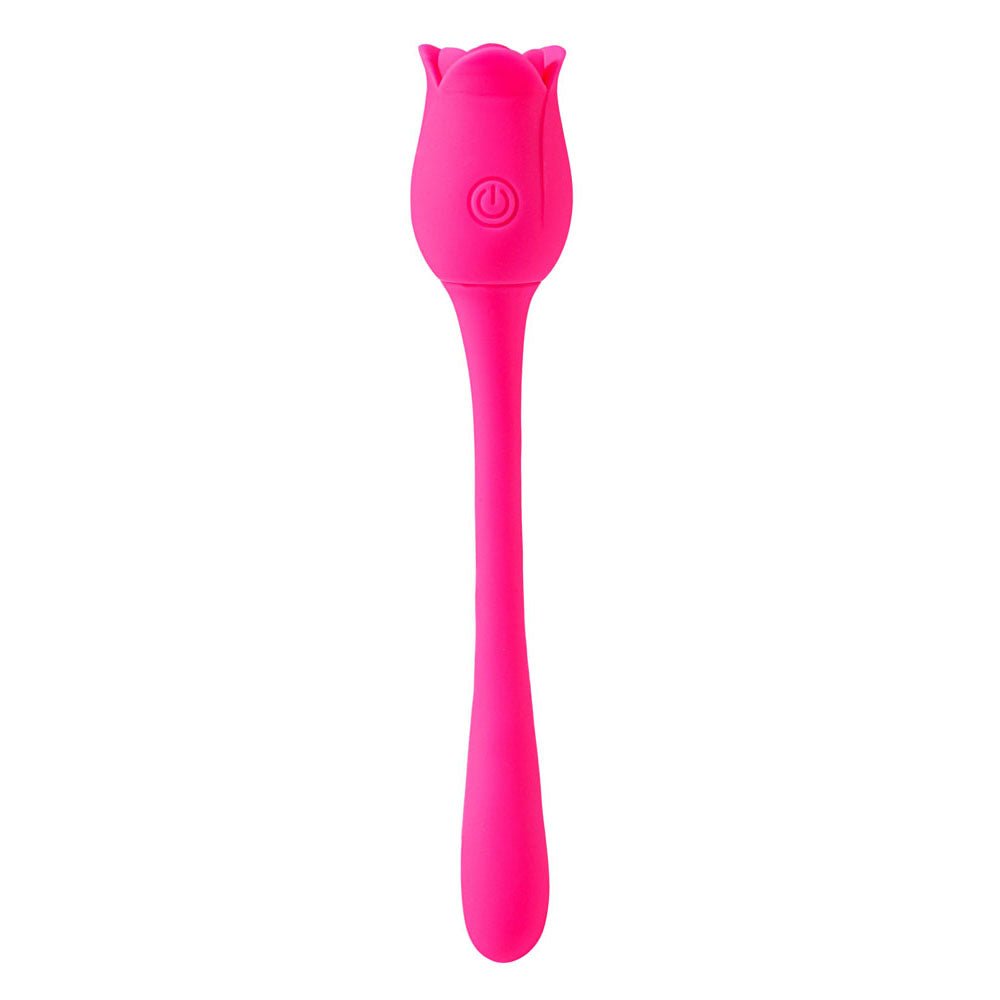 Maia MEADOW - Pink 14 cm USB Rechargeable Flower Stimulator - Silk and Sin