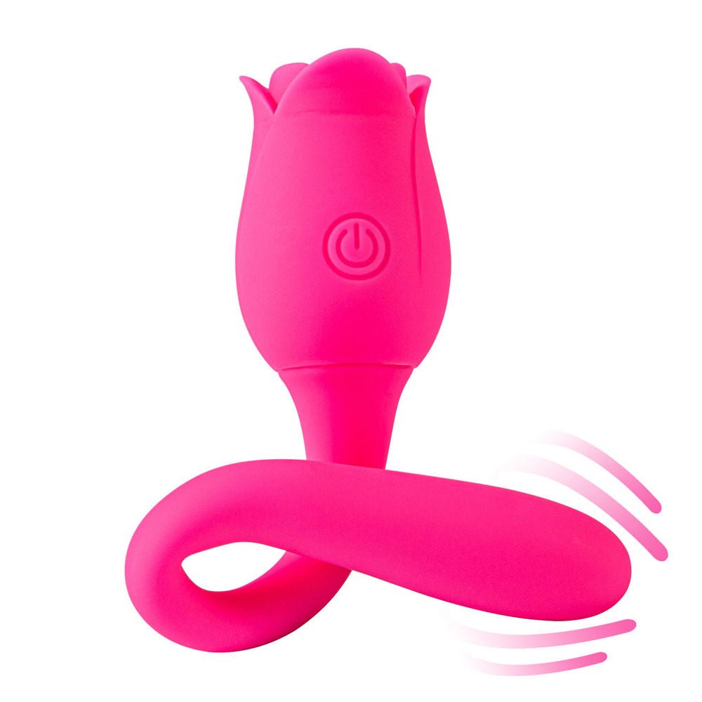 Maia MEADOW - Pink 14 cm USB Rechargeable Flower Stimulator - Silk and Sin