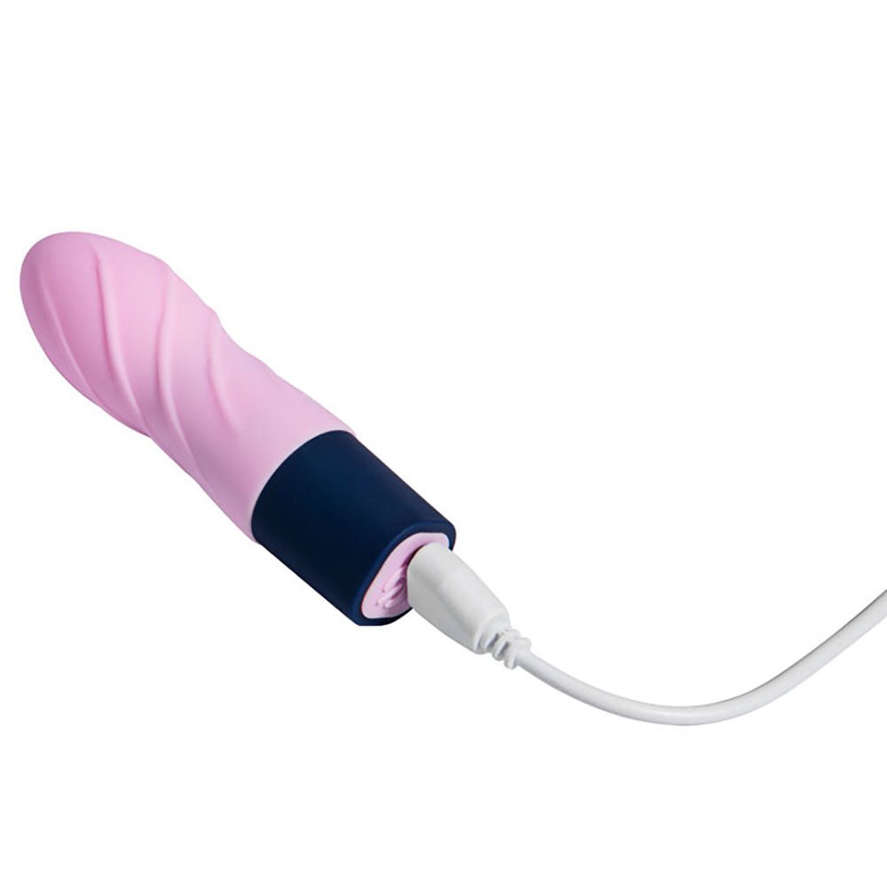Maia POPPI - Light Pink 8.9 cm USB Rechargeable Bullet - Silk and Sin