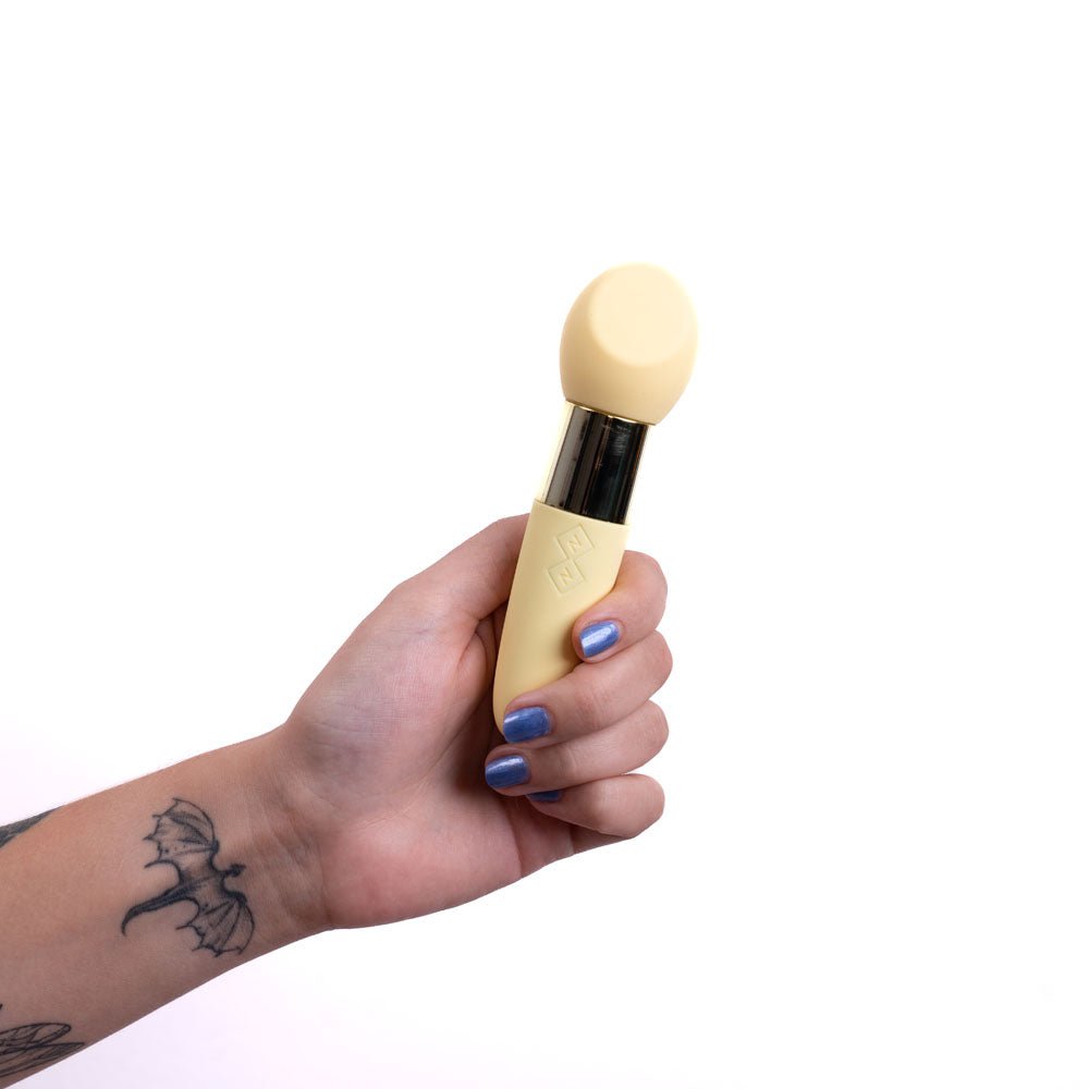 Maia RINA - Yellow - Yellow 13.3 cm USB Rechargeable Vibrator - Silk and Sin