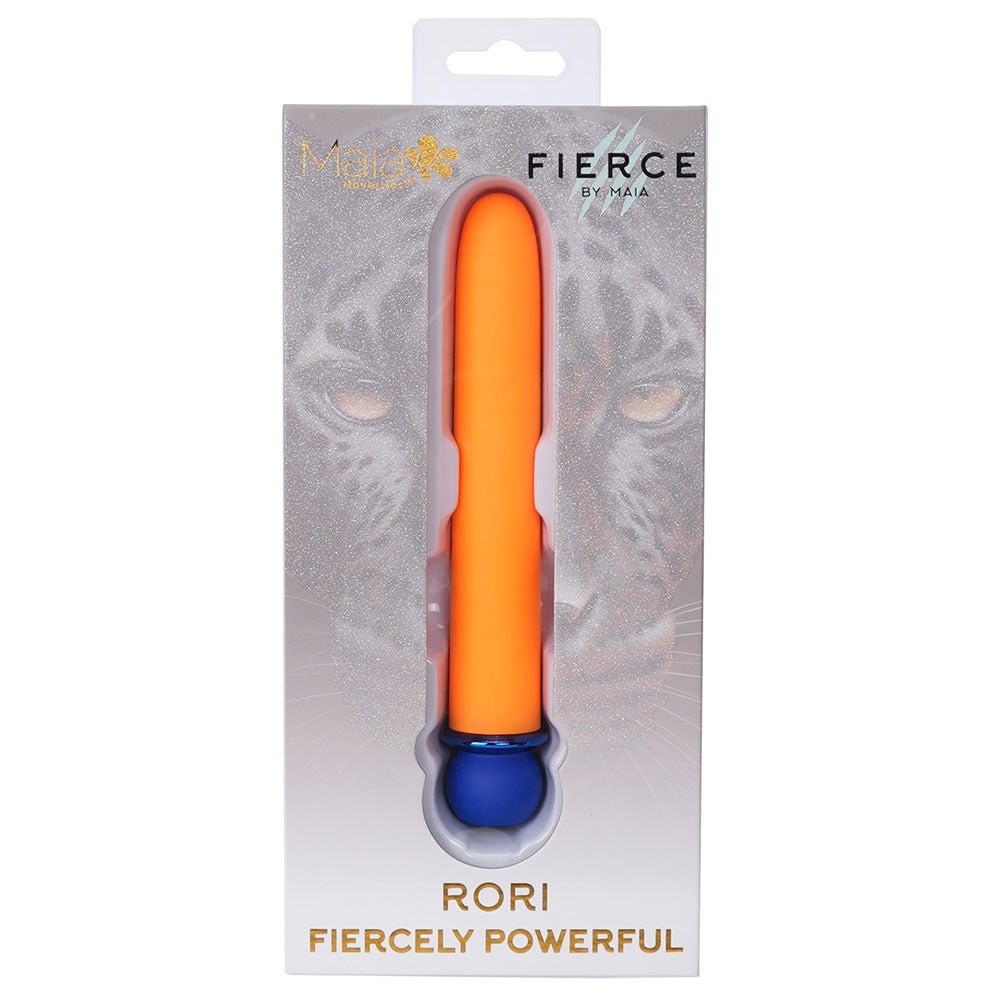 Maia RORI - Orange - Orange 15.2 cm USB Rechargeable XL Bullet - Silk and Sin