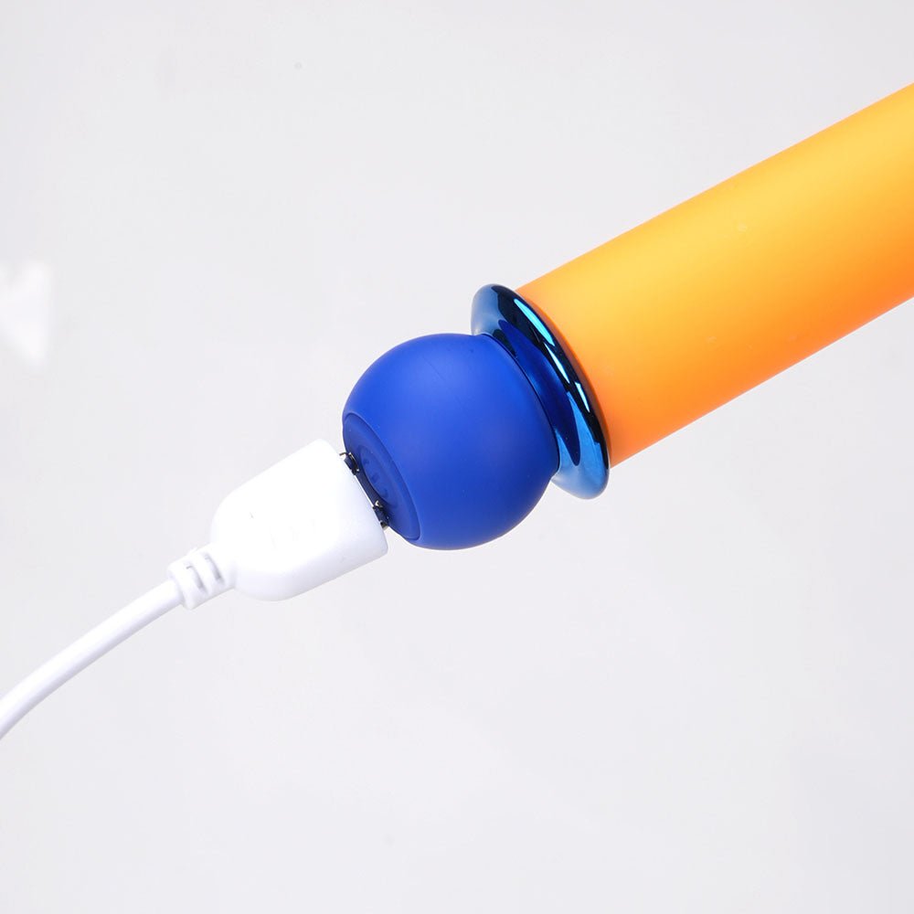 Maia RORI - Orange - Orange 15.2 cm USB Rechargeable XL Bullet - Silk and Sin