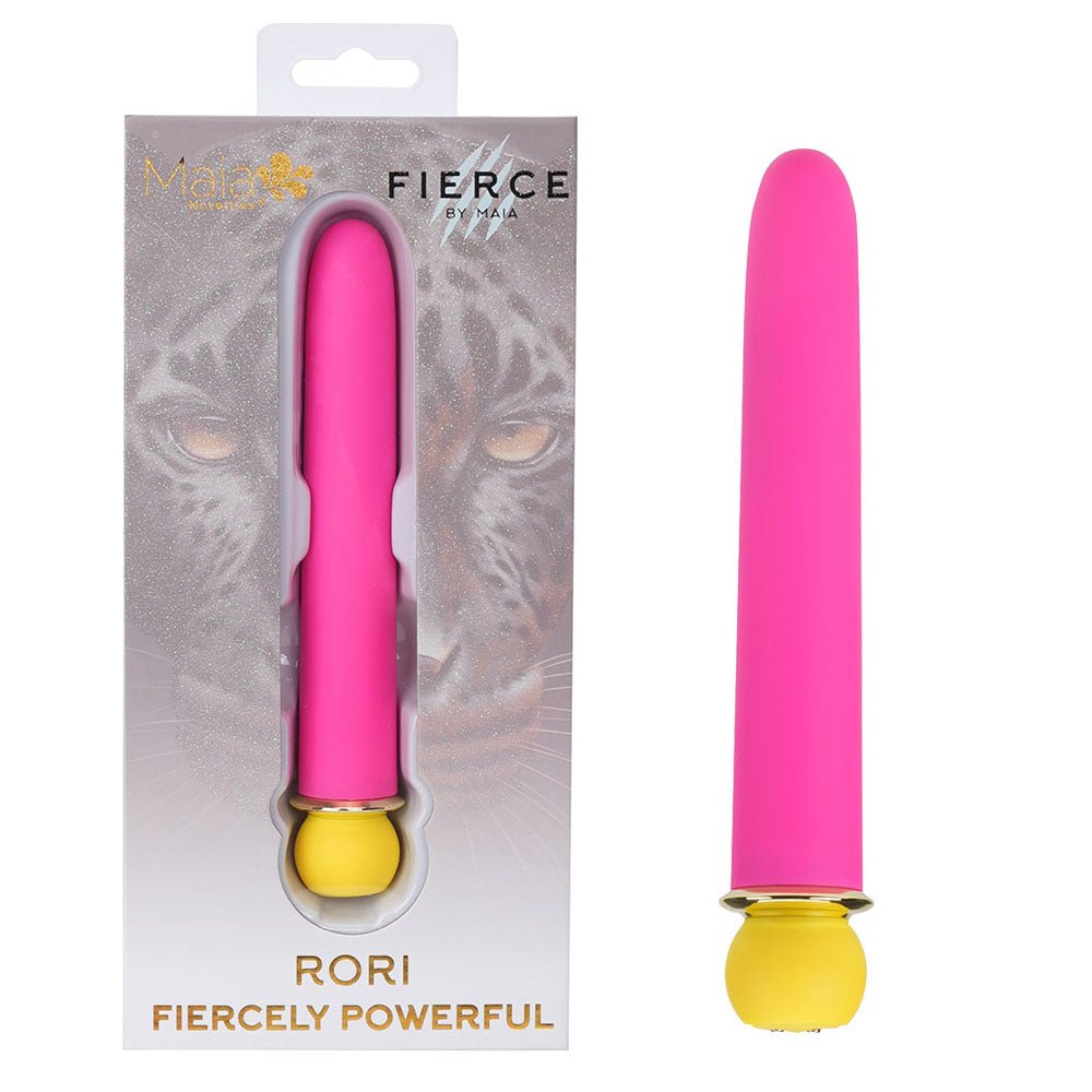 Maia RORI - Pink - Pink 15.2 cm USB Rechargeable XL Bullet - Silk and Sin