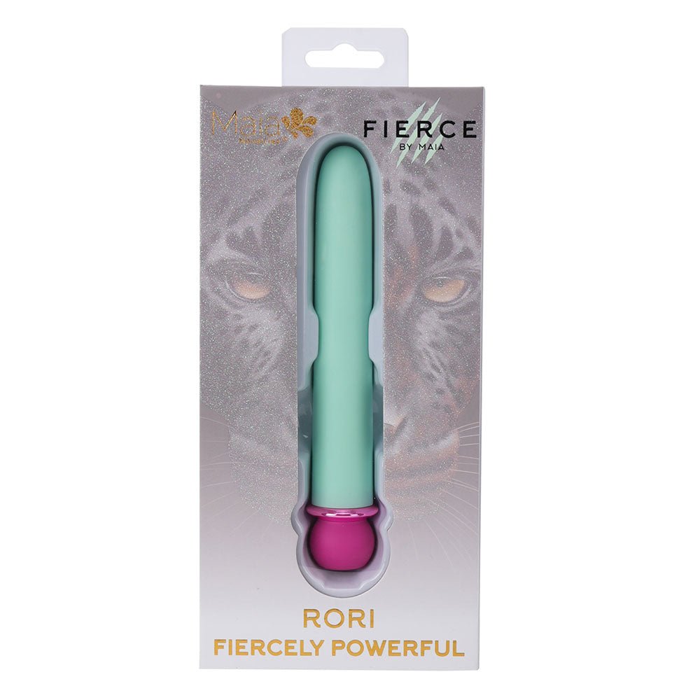 Maia RORI - Teal - Teal 15.2 cm USB Rechargeable XL Bullet - Silk and Sin