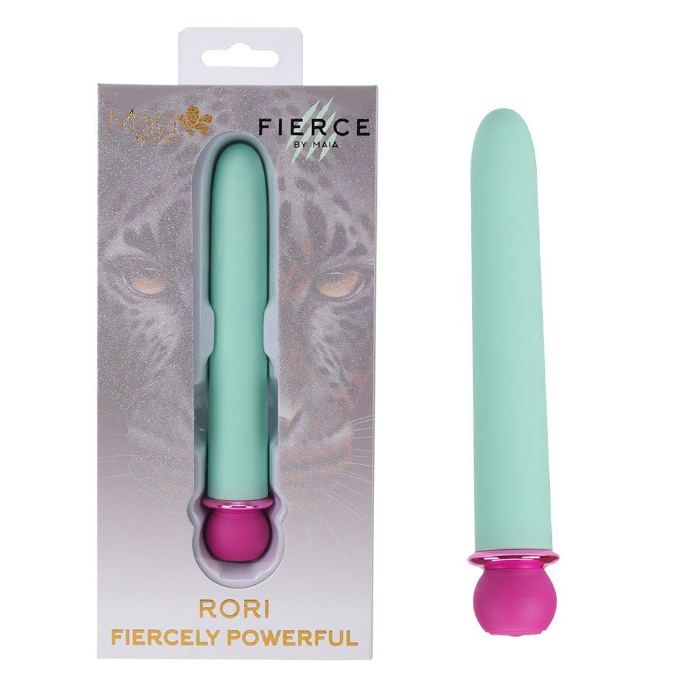 Maia RORI - Teal - Teal 15.2 cm USB Rechargeable XL Bullet - Silk and Sin
