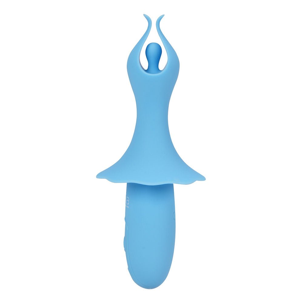 Maia SIENNA - Blue - Blue 15.2 cm USB Rechargeable Fluttering Bullet - Silk and Sin