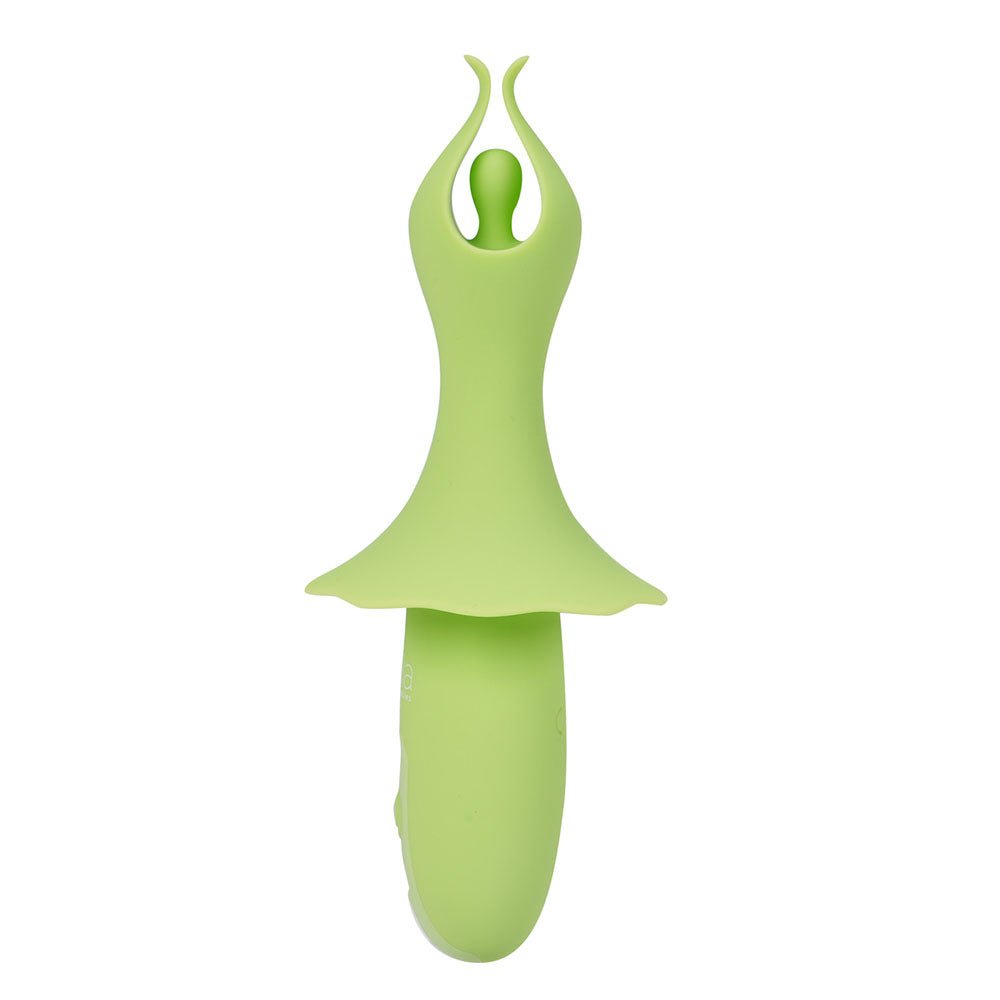 Maia SIENNA - Green - Green 15.2 cm USB Rechargeable Fluttering Bullet - Silk and Sin