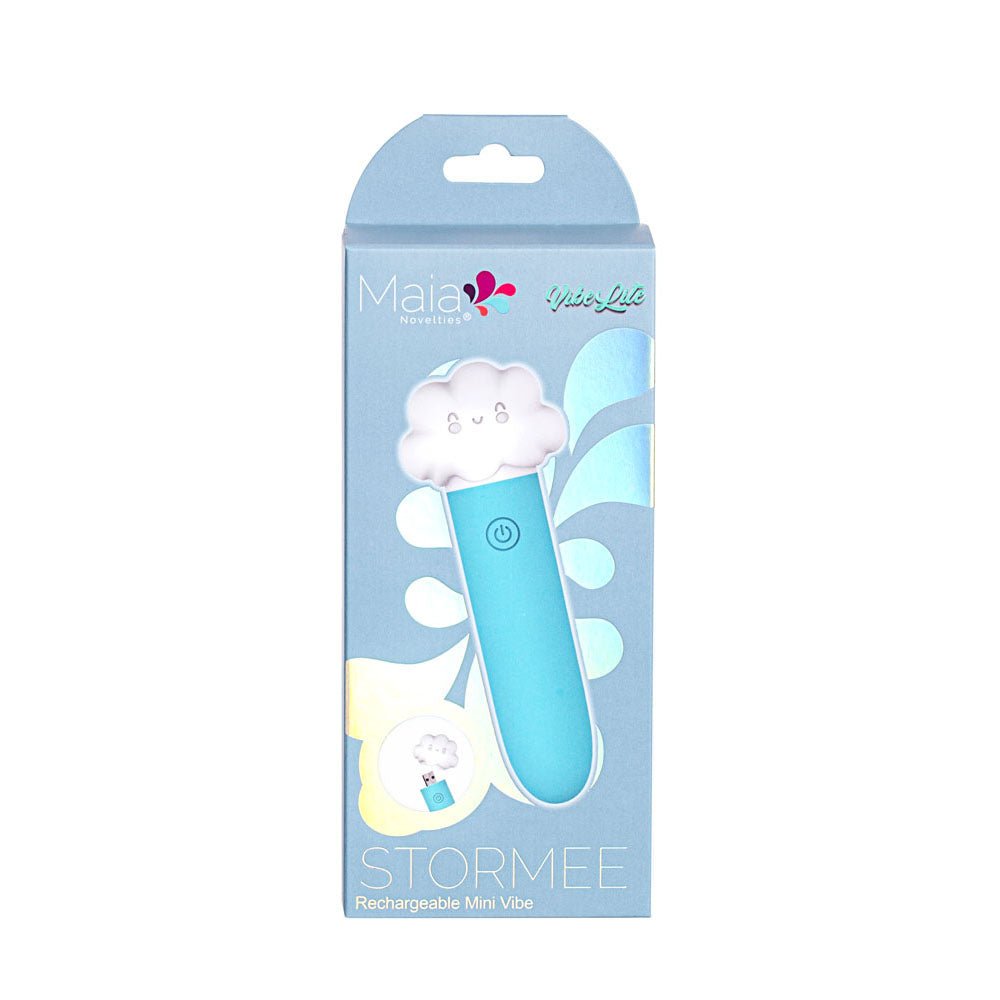 Maia STORMEE - Blue 11.1 cm USB Rechargeable Bullet - Silk and Sin
