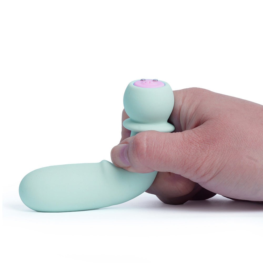 Maia SYMBA - Teal - Teal 10.8 cm USB Rechargeable Powerful Bullet - Silk and Sin