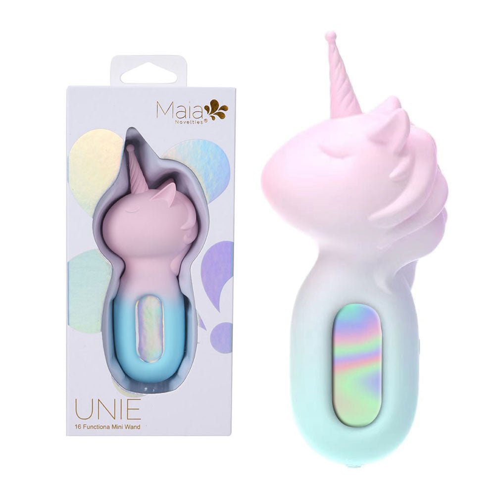 Maia UNIE - Pink/Blue USB Rechargeable Unicorn Wand - Silk and Sin
