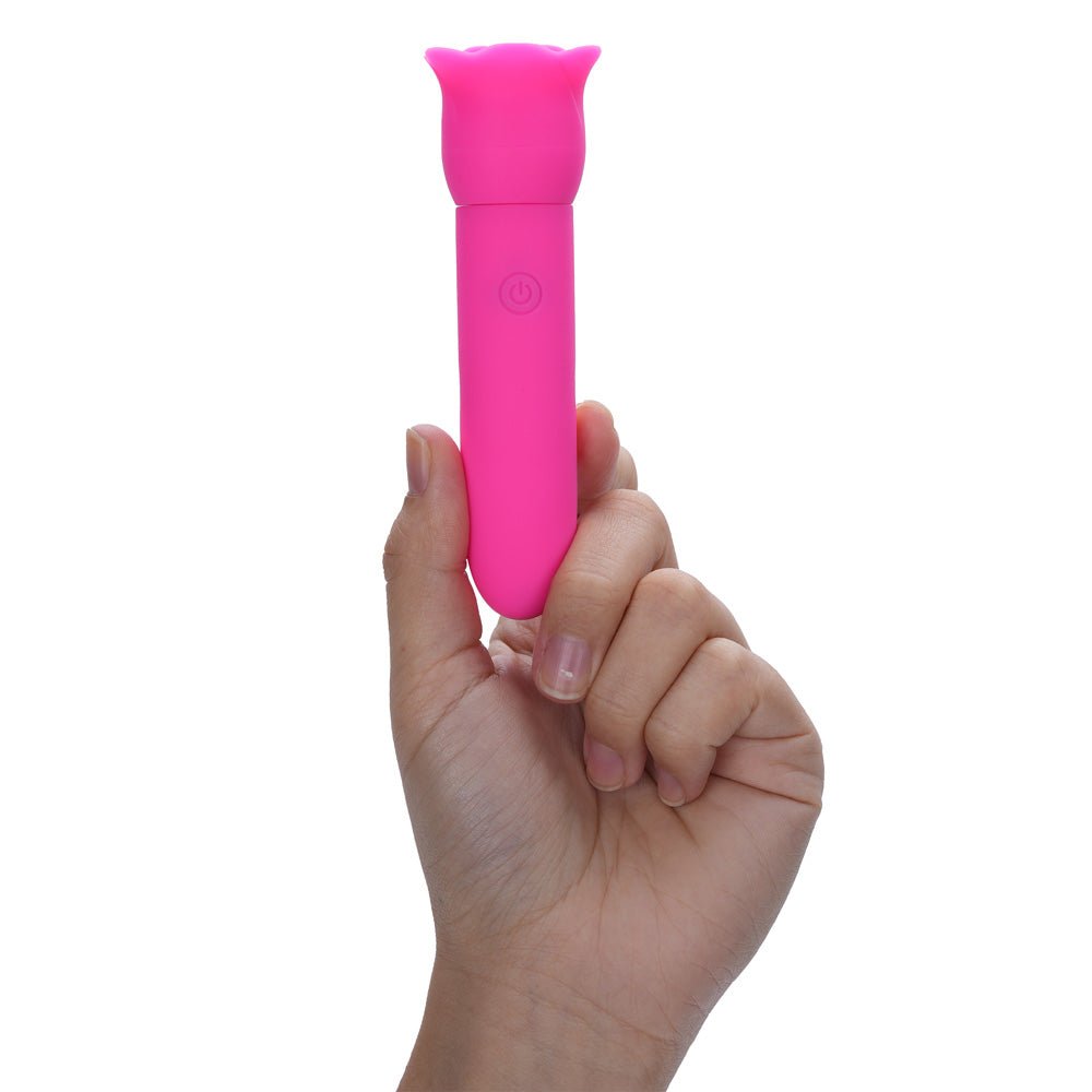 Maia VIBEDRIVE - Pink - Pink 10 cm USB Rechargeable Bullet with 16 GB Storage - Silk and Sin