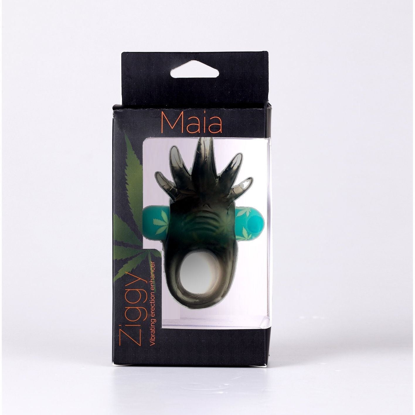 Maia Ziggy - Hemp Green USB Rechargeable Vibrating Cock Ring - Silk and Sin