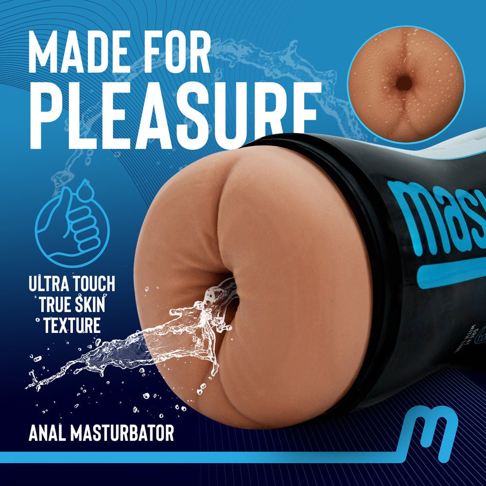 Masturmate - Butt - Mocha - Brown Anal Stroker - Silk and Sin