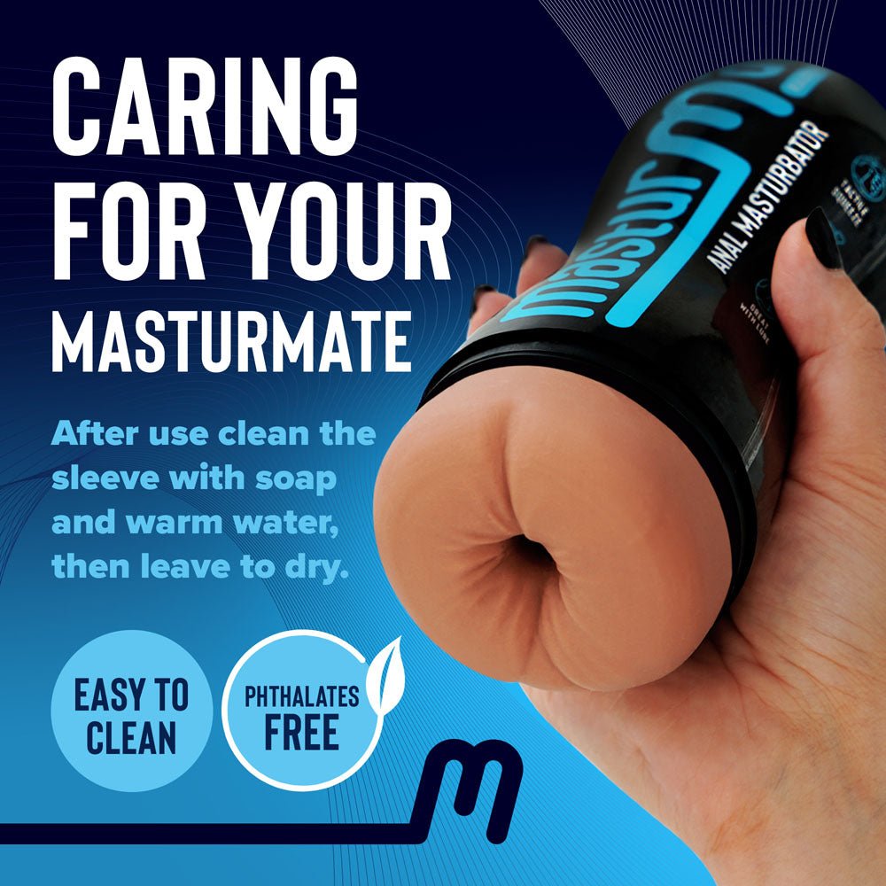 Masturmate - Butt - Mocha - Brown Anal Stroker - Silk and Sin