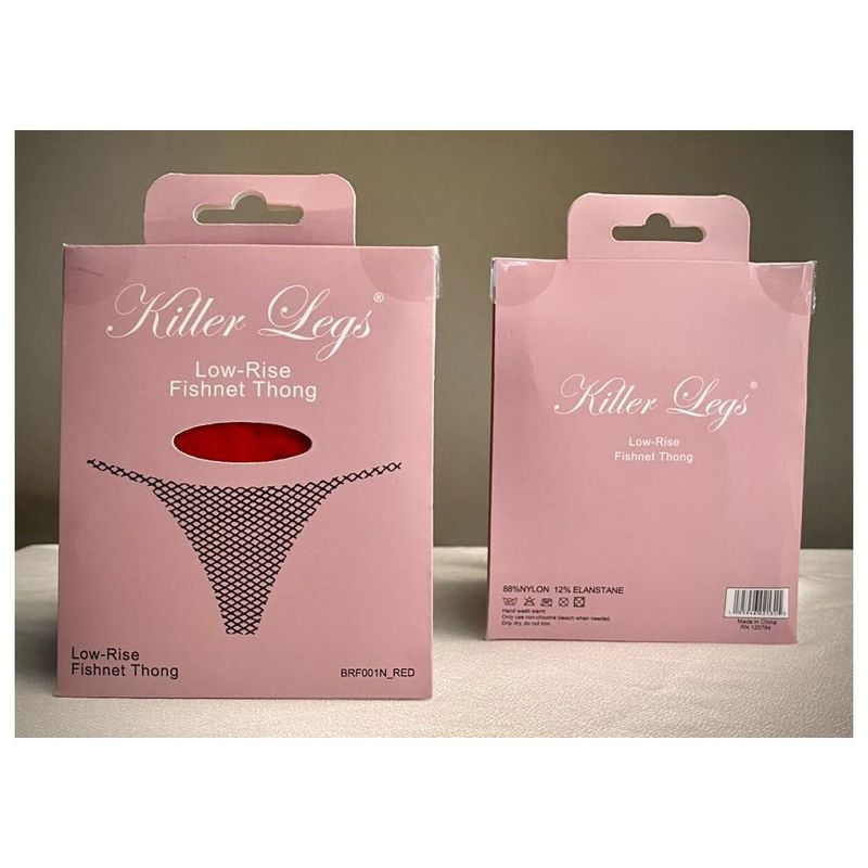 Mesh Net G - String Black - silkandsin