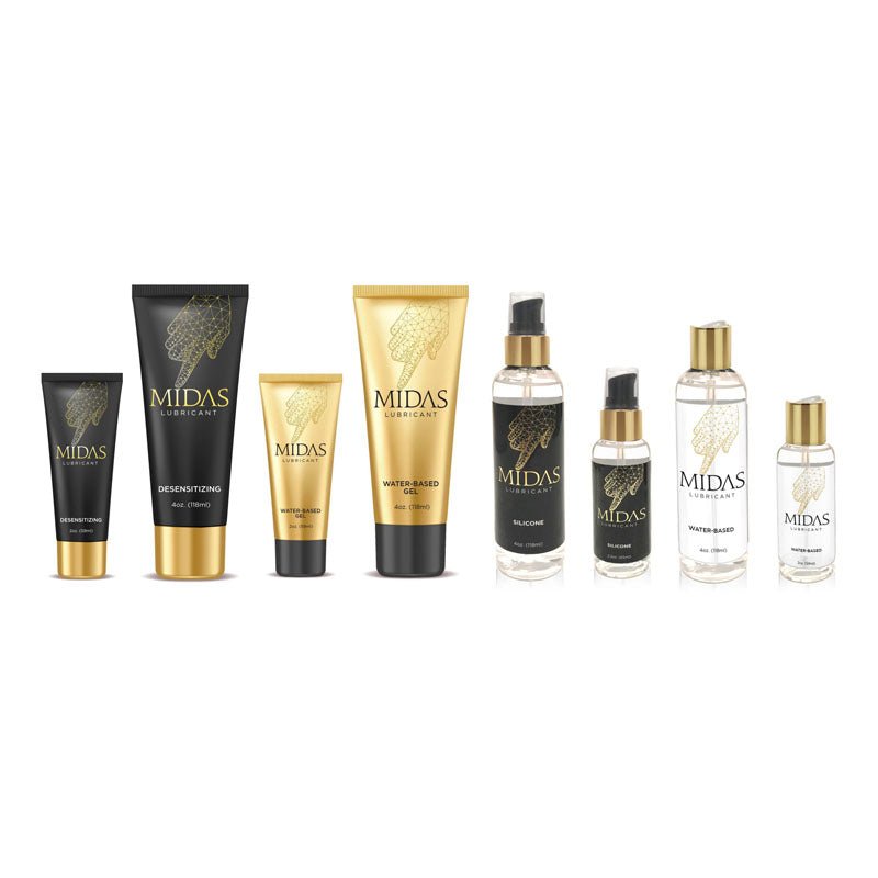 Midas Desensitising Lubricant - 118 ml - Desensitising Lubricant - 118 ml Tube - Silk and Sin